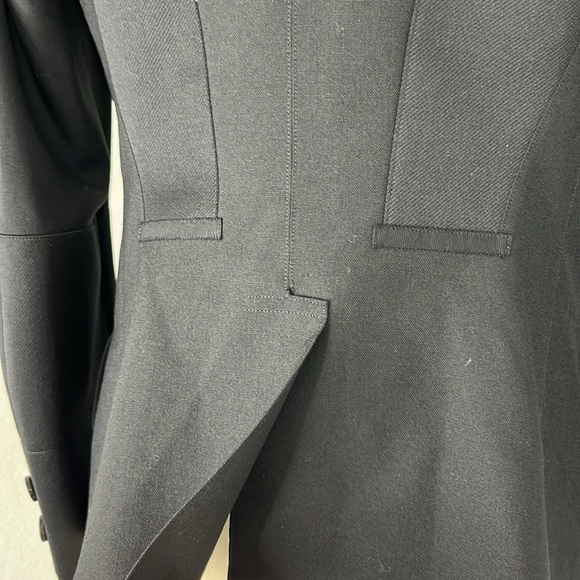 Shiro Sakai Wool Asymetric Placket Tailored Mixed Media Japan Blazer Coat Jacket - Picture 8 of 11